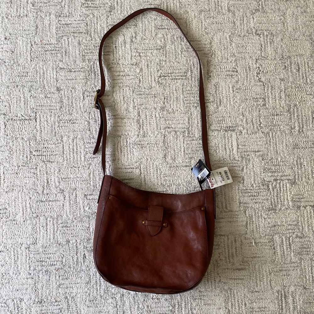 Frye crossbody bag leather NWT